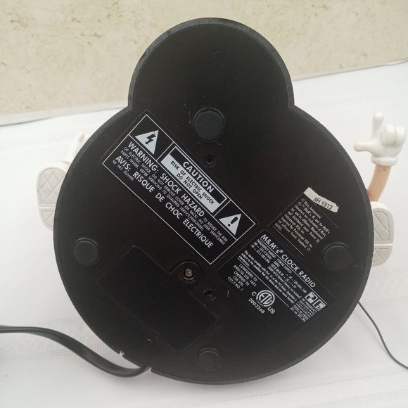 Vintage M&M Collectible AM/FM Radio Digital Alarm Clock Electric Blue Red M&Ms - Picture 3 of 4